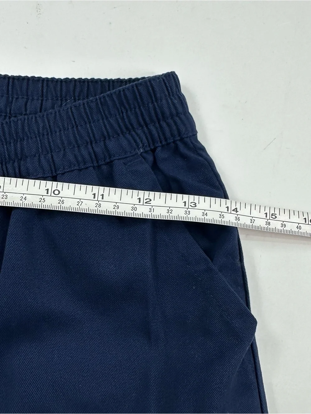French Toast Navy Elastic Waist Jogger Pants